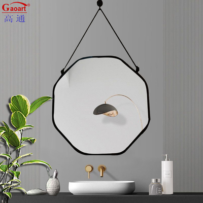 Art Deco Plastic Frame Mirror for Bathroom Decoration and Every Day