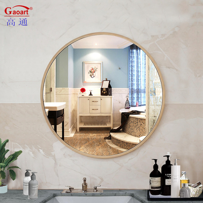 Hotel Art Deco Framed Mirror with Customized Size and Design Style
