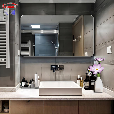 Transform Your Bathroom with Frameless Mirror Modern and Sophisticated Design