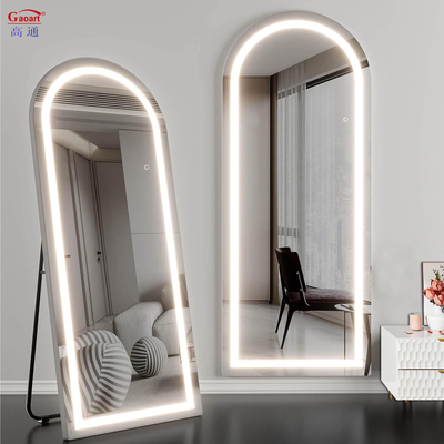 Eco Friendly Anti fog Licensed Silver Mirror Vanity Tabletop Makeup Mirror With LED Lighting