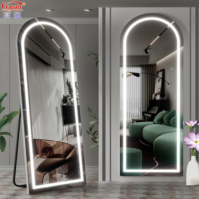 Eco Friendly Anti fog Licensed Silver Mirror Vanity Tabletop Makeup Mirror With LED Lighting