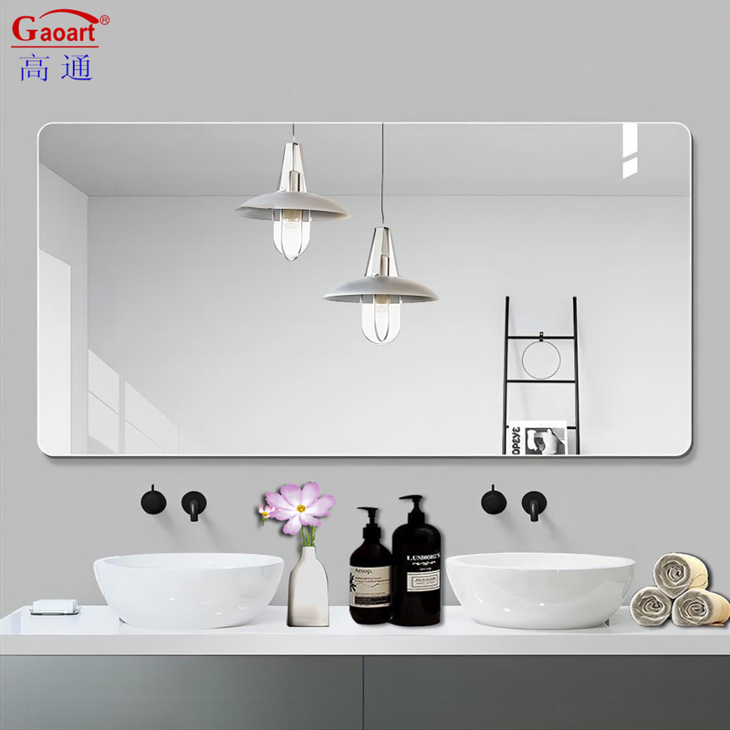Large House Sticker Toilet Mirror in Modern Style for Top Fashion Plain Bathroom Decor
