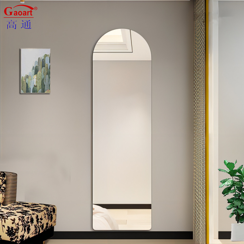 Modern Wall Mirror with Unbreakable Glass Fashion Home Decorative Bath Mounted Mirror