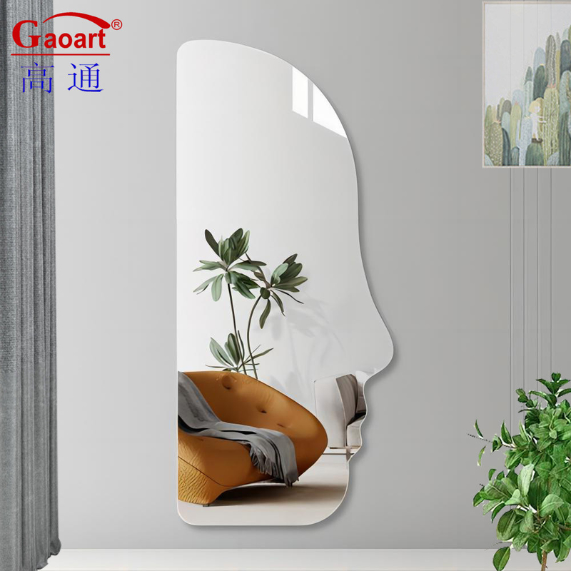 Modern Wall Mirror for Morden Style Bathroom Full Glass Make Up Home Decorative Sticker