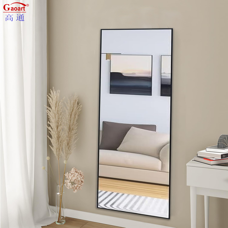 Compact Salon Furniture Luxury Silver Mirror for Bathroom Entrance in Dressing Room