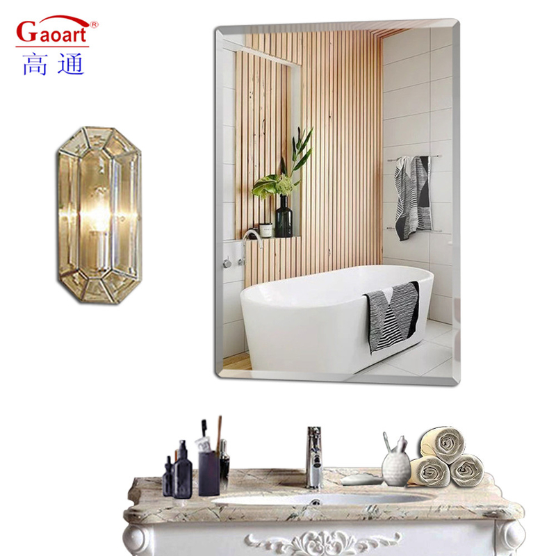 Salon Decor Wall Pocket Inflatable Ball Sticker Adhesive Tray Glass Mirror Magic Compact Bedroom Decoration