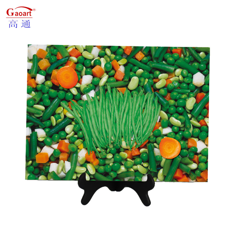 Customized Color 4mm Unbreakable Square Serving Tray Placemat for Glass Dining Table