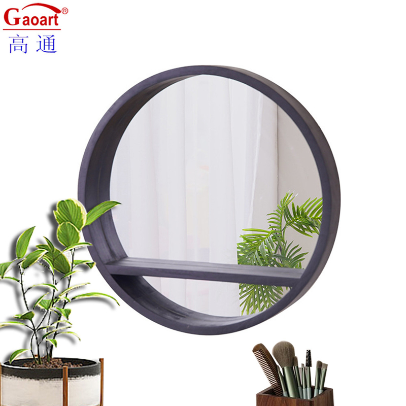 Wood Frame Full Length Antique Bathroom Wall Home Decor Big Stand Mirror for Occasion