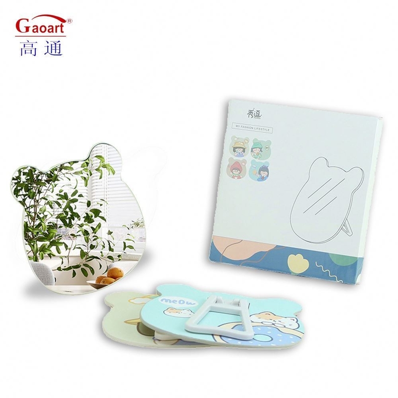 Mini Makeup Compact Small Pocket Little Square Home Decor Mirror and Fashion Design Style