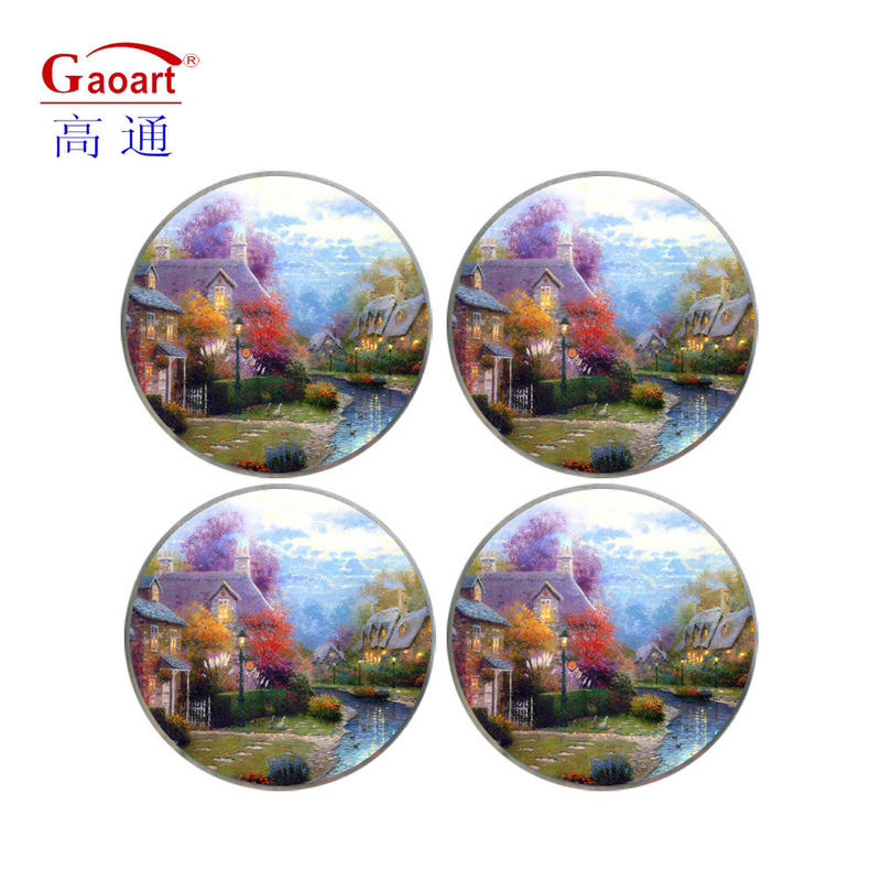 Sustainable Design Clear Float Glass Coaster Mats Pads for Table Decoration 3000 Sets