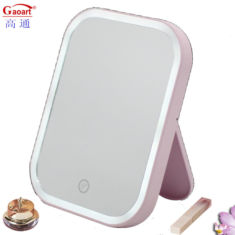 LED Handheld Compact Pocket Cosmetic Make-Up Mirror for Design and Everyday Occasions