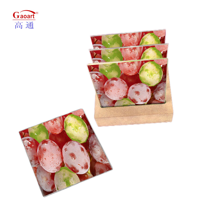 Glass Cutting Board With Handle for Customized Color and Smooth Surface Chopping Tempered