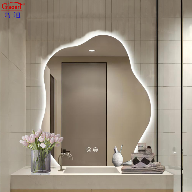 Customized Size Genuine Backlit Wall Makeup Large Light Led Mirror for Bathroom Decor