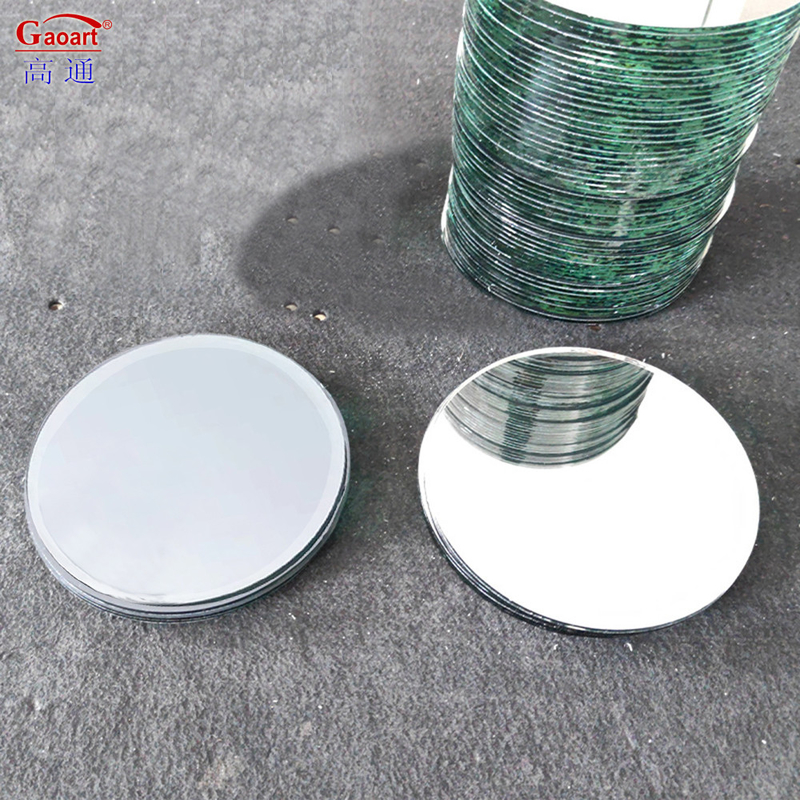 Square/Round 80Cm Frameless Bathroom Two-Way Adhesive Coaster Mirror for Modern Home Decor