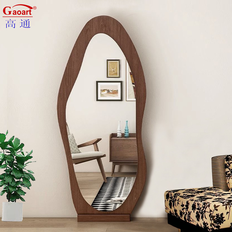 Contemporary Design Style Silver Dressing Room Entrance Mirror for Luxury Home Decor