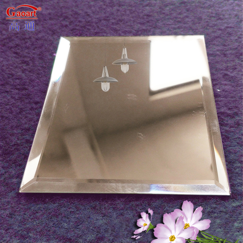 80Cm Round Frameless Bathroom Two-Way Square Adhesive Wall Mirror For Modern Home Decor