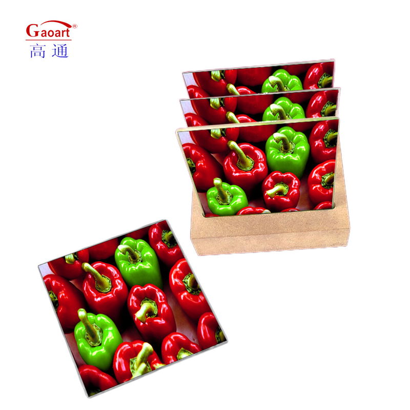 Customized Color Blank Cut Float Bread Cutting Board for Kitchen and Wine Glass Coaster