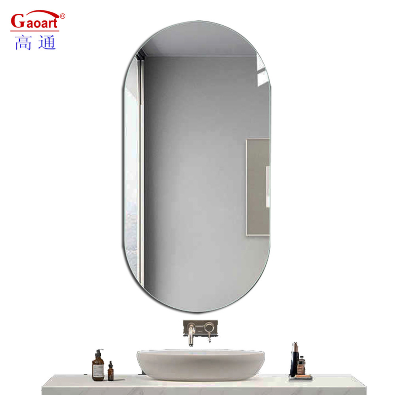 Large Simple Bathroom Mirror with Huge Unbreakable Sheet and Modern Design Wall Body