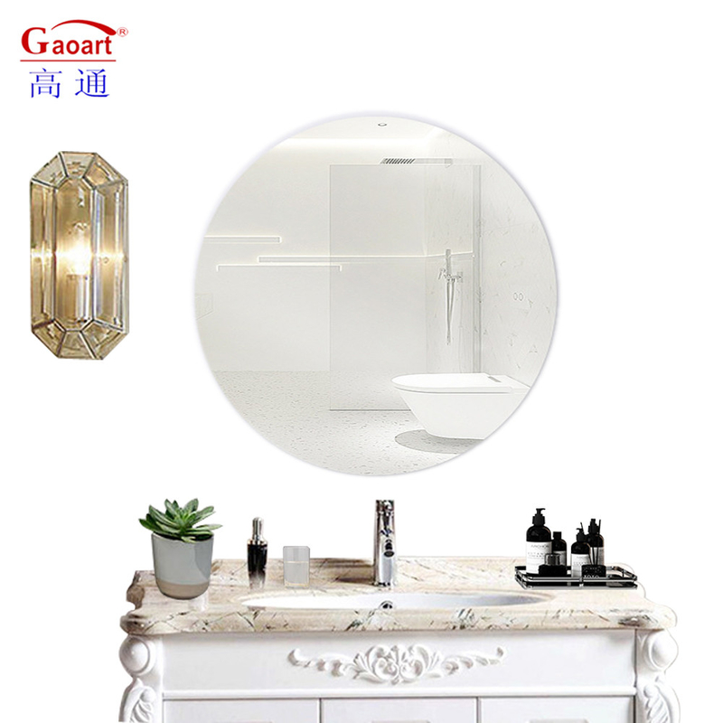 Modern Style Vanity Frameless Glass Large Bath Wall Mirror for Living Room Decoration