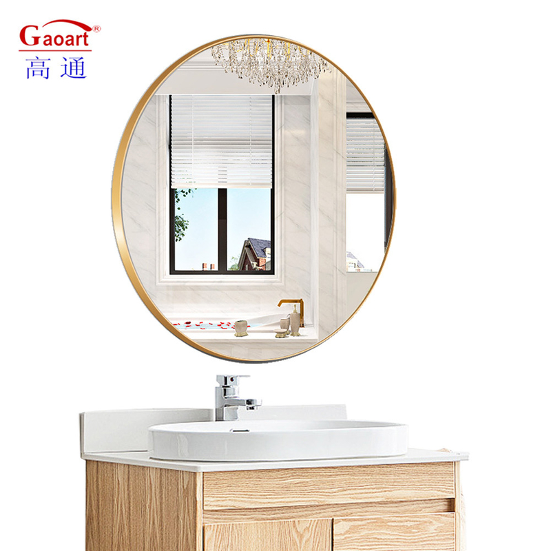 Stylish Metal Frame Wall Mirror for Bedroom Salon Bathroom Decoration in Customized Siz