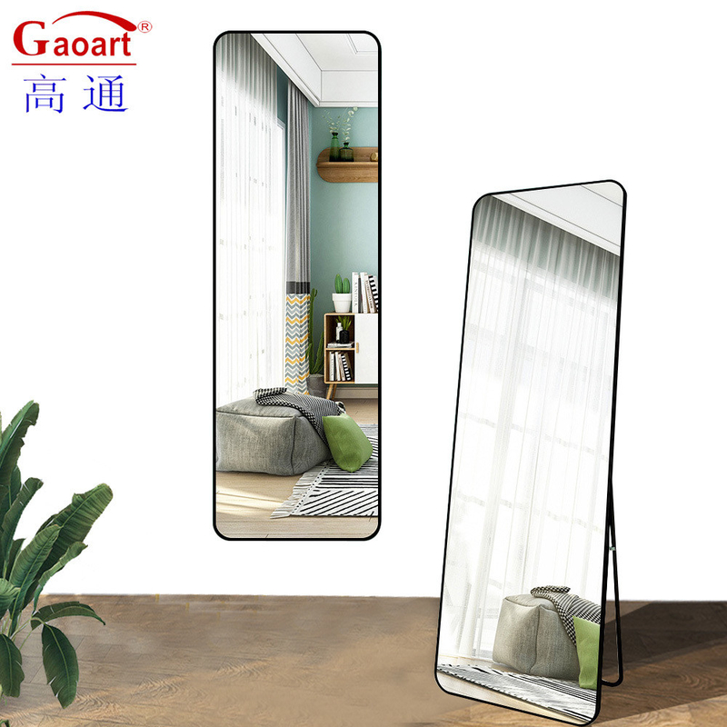 Nordic Style Arch Floor Mirror for Full Length Reflection in Living Room and Bathroom