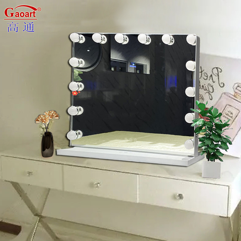 Customizable Large LED Hollywood Mirror for Full Body Makeup and Hair Salon Styling