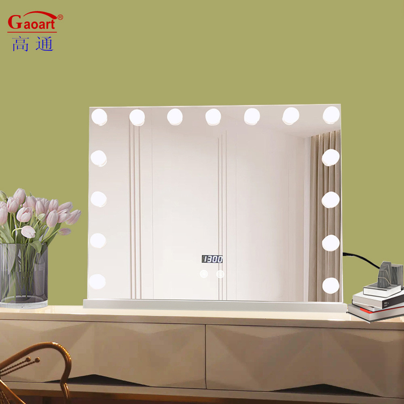 Individual Carton Packing Modern LED Home Decor Small with Light Mirror Hollywood