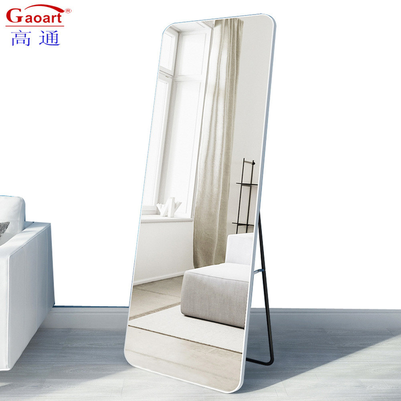 Ornate Huge Unbreakable Sheet Full Length Mirror for Floor Wall-Mounted Dressing Decor