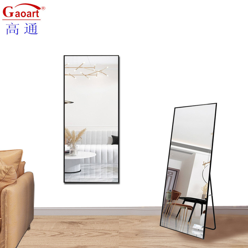 Customized Size Wall Art Ornate Floor Salon Light for Full Length Bathroom Mirror