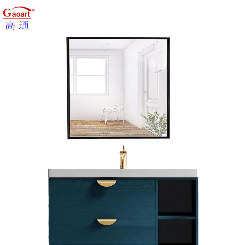 Long Rectangular Decorative Wall Mirror Customized Size for Home Wineshop Decoration