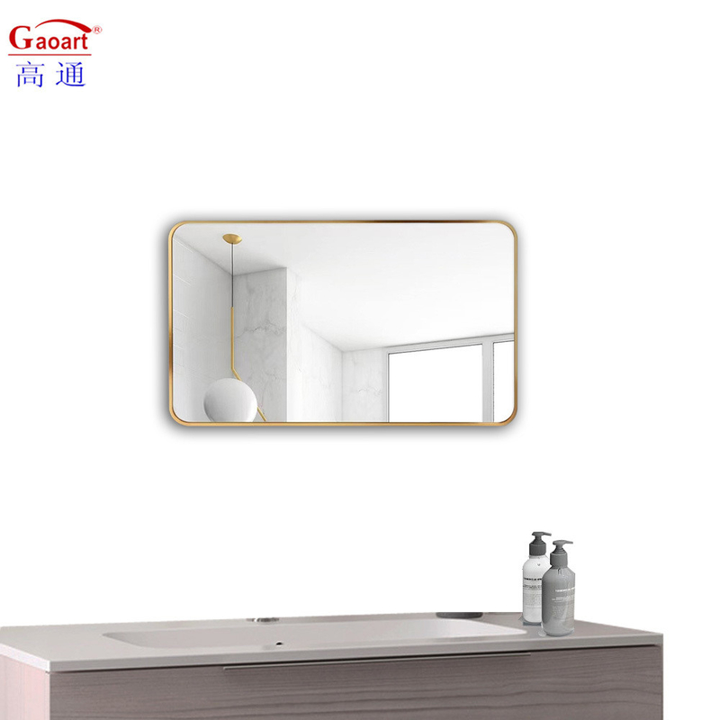 Custom Decorative Modern Aluminium Alloy Frame Full Length Hanging White Wall Mirror