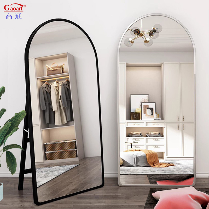 Full Length Dressing Mirror Bedroom Big Beauty Bathroom Studio Style Sticker Mirror