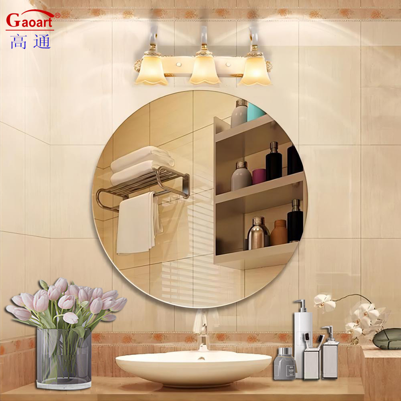Customized Size Fashion Wall Mirror for Hotel Vanity and Barber Room Shaving Decor
