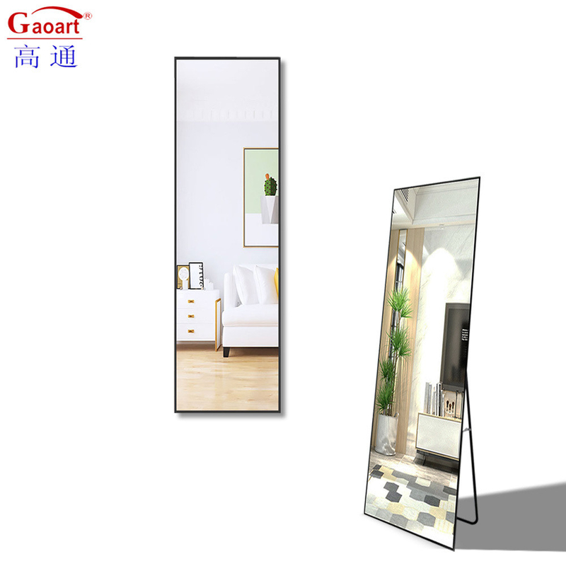 Contemporary Design Style Large Size Stand Up Oval Wall Mirror for Bedroom Decoration