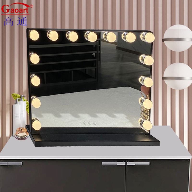 Vanity LED Makeup in Chrome House Decor with Light Bulb Mirror Individual Carton Packing
