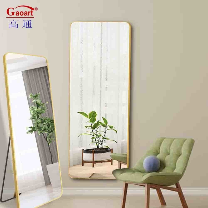 Contemporary Design Style Large Bathroom Mirror Hotel Vanity Barber Glass for Fashion