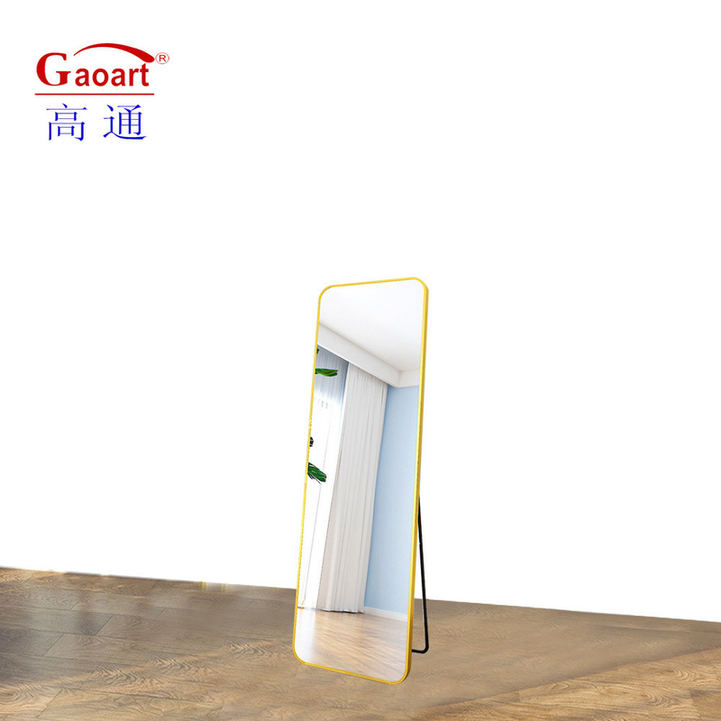 Beveled Full Length LED Body Floor Mirror in Modern Stylish Design for Home Dress