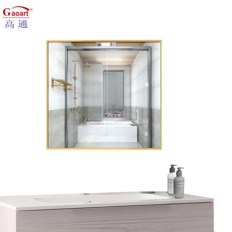Large Variety Standing Floor Aluminium House Decor Mirror with Black Frame