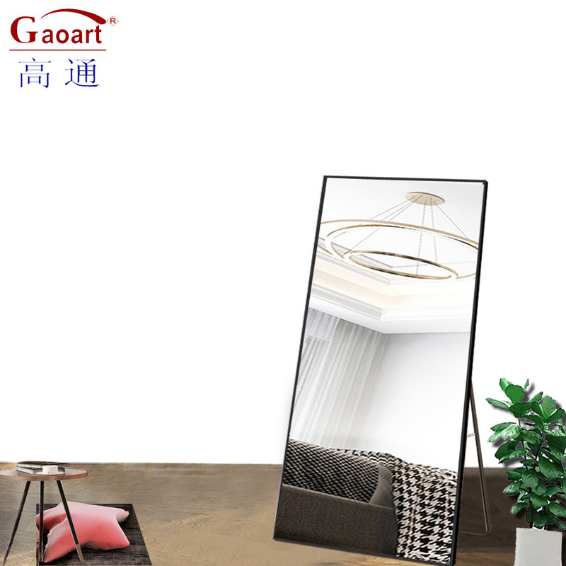 Length Led Beveled Floor Mirror in Modern Style for Hallway Beauty Salon and Bathroom