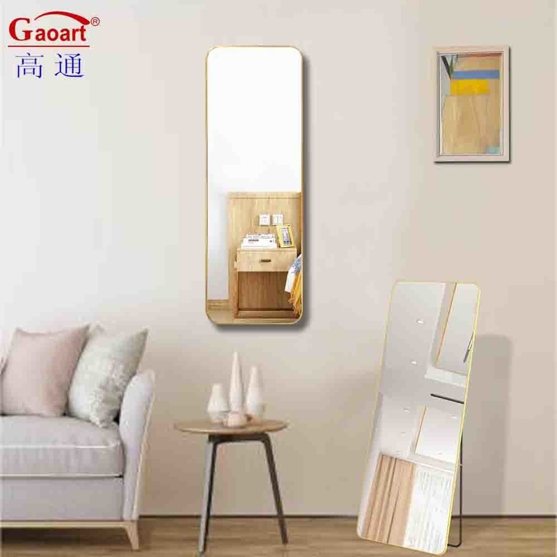 Glass Mirror for Large Wedding House Bathroom Wall Decor in Cheval Barber Dance Studio