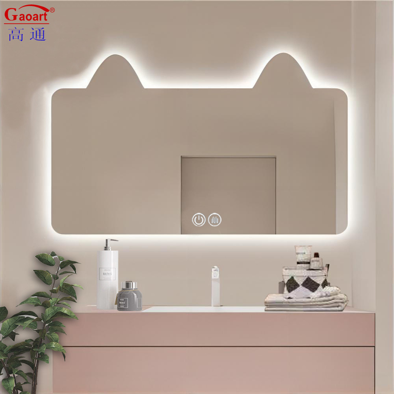 Shower Smart Glass Wall Full Light Up Decor Portable Decorative For Bathroom Mirror