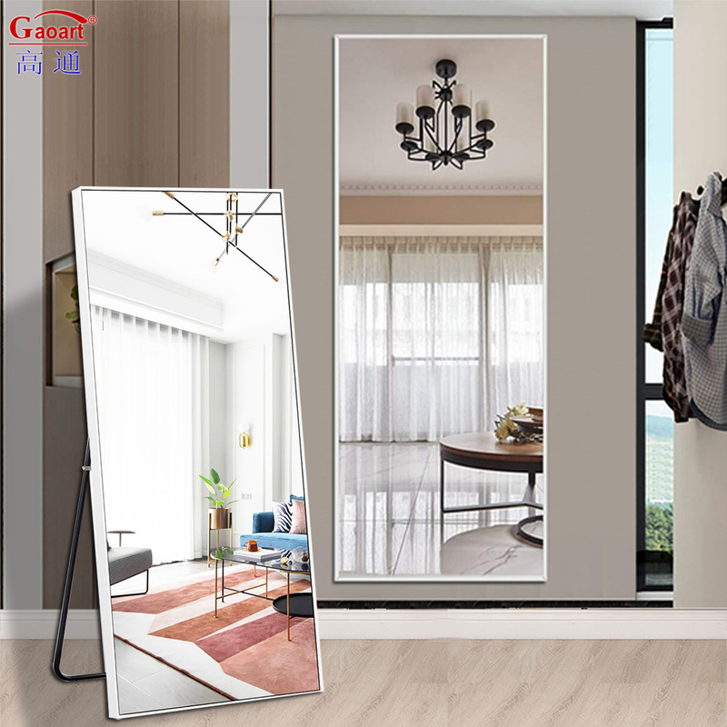 Large Luxury Salon Bathroom Shower Glass Mirror for in Large European Style House Decor