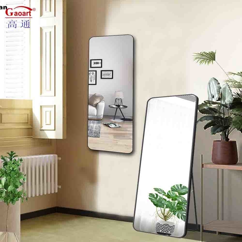 Customized Size Beveled Glass Full Length Bath Shaving Metal Mirror for Home Bathroom
