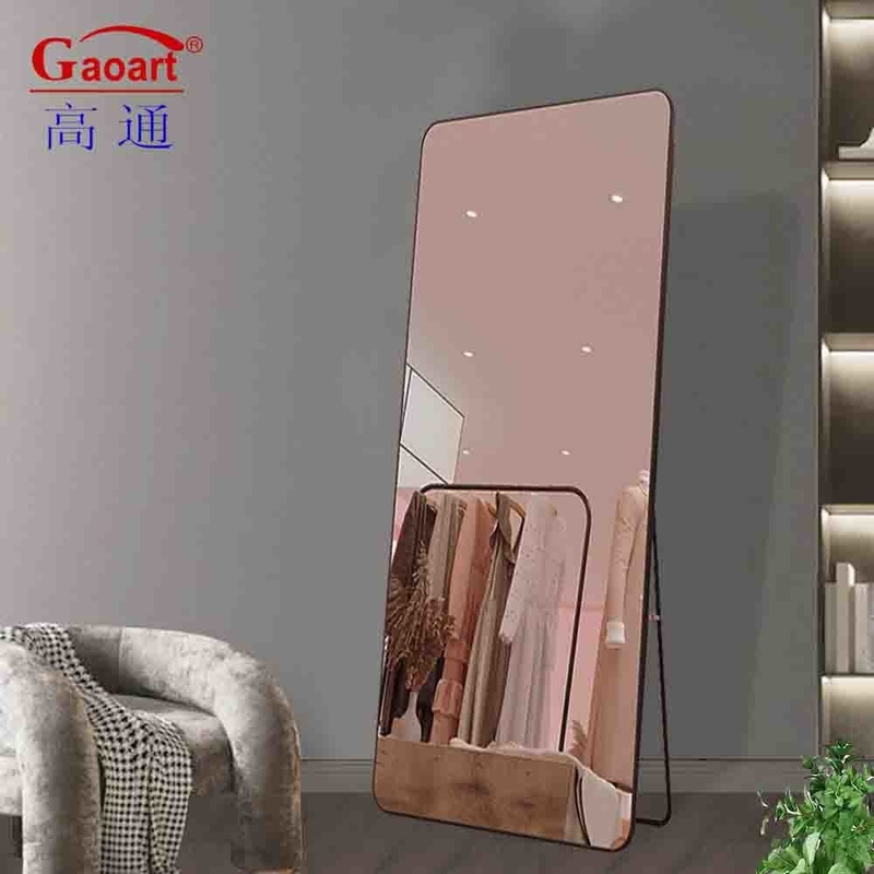 Arch Extra Large Chinese Glass Dance Floor Sticker Mirror for Living Room Floor Length