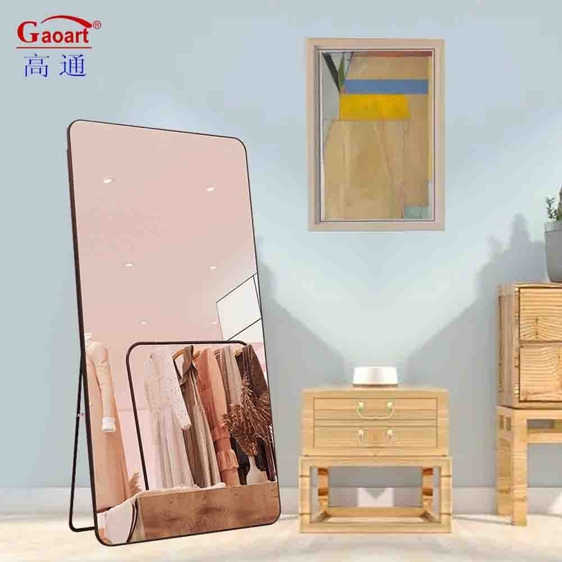 Modern Stylish Hotel Vanity Dance Floor Cheval Room Extra Large Arch Full Length Mirror