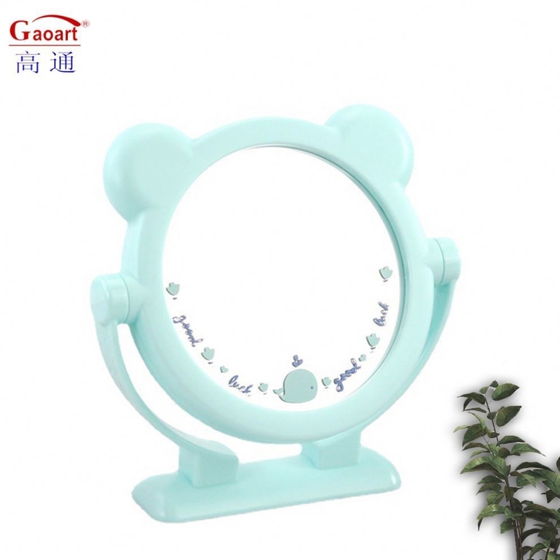 Customizable Circle Pocket Makeup Square Dressing Mirror for Home Decor