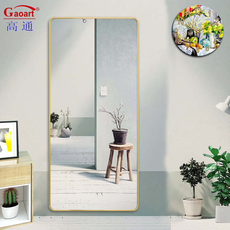 Living Room Silver Dresser with Aluninium Alloy Frame Listing Tall Square Wall Decor