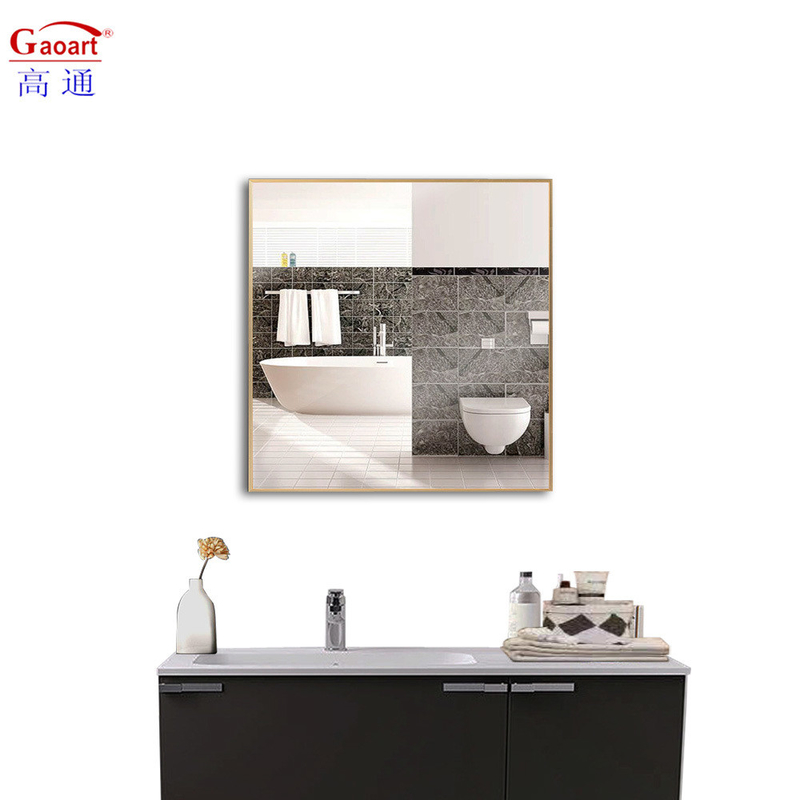 Large Variety Black Aluminum Standing Floor Mirror for Everyday in Bathroom Decoration