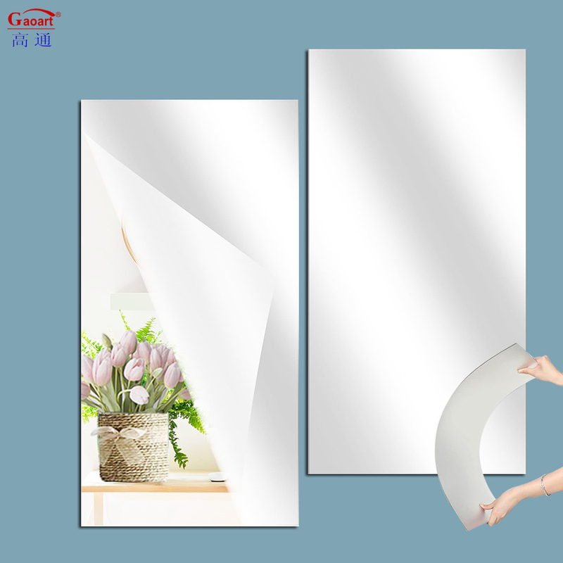 House Decor Full Length Decals Living Room Dressing Accessories with Acrylic Mirror