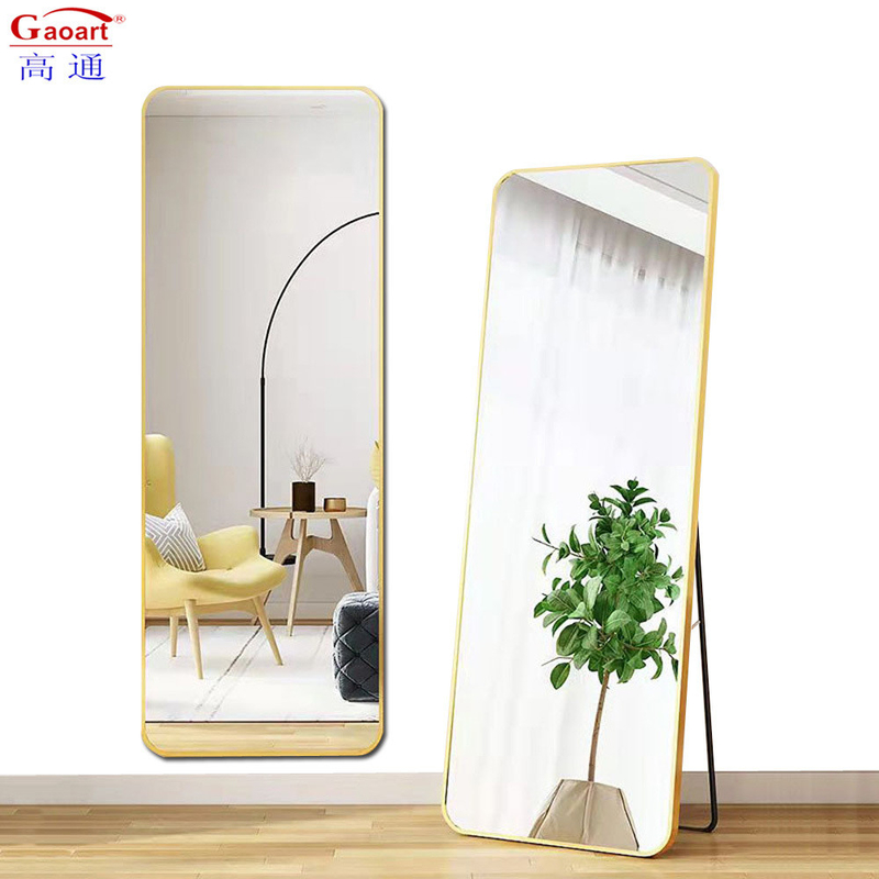 Craft Art Room Glass Mirror Dance Floor for Full Body Standing in Genuine Home Design